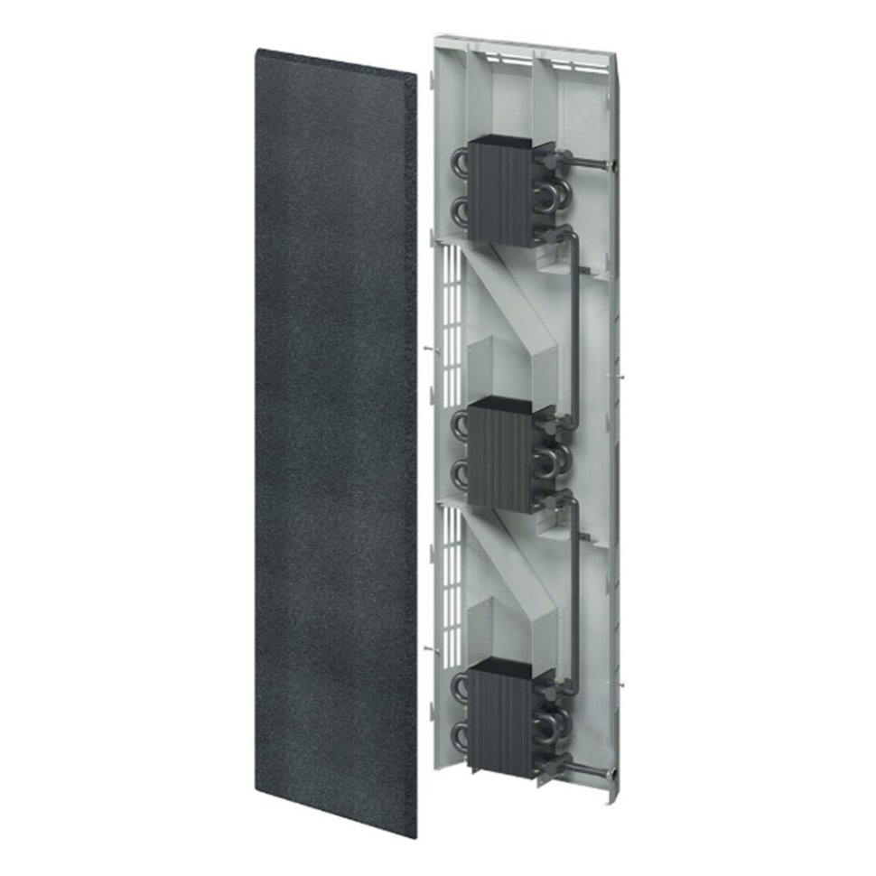 Настенный дизайн-конвектор Varmann Glasskon GLK V W V 115.550.1020 вертикальный