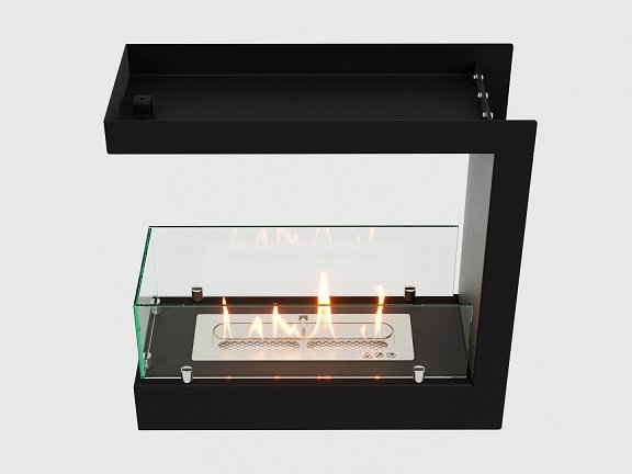 Встроенный биокамин Lux Fire Торцевой 490 S ВБКТ-490S