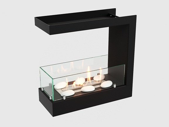 Встроенный биокамин Lux Fire Торцевой 490 S ВБКТ-490S