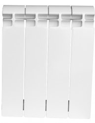 Радиатор алюминиевый STOUT Alpha 350 (4 секции)