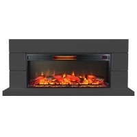Каминокомплект Interflame Норд с очагом Foton 36 LED FX QZ черный