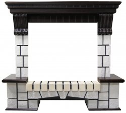 Портал Interflame Экстер венге под очаг Panoramic 25-30 3D