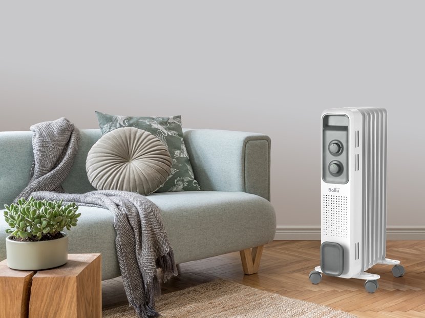 Масляный радиатор Ballu BOH/GT-07W Great 7 секций