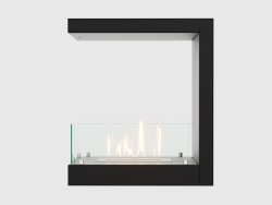 Встроенный биокамин Lux Fire Торцевой 555 М ВБКТ-555M