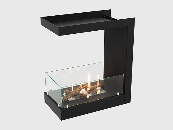 Встроенный биокамин Lux Fire Торцевой 555 М ВБКТ-555M