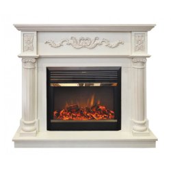 Каминокомплект RealFlame Silvia 26 WT с очагом MoonBlaze LUX Brass