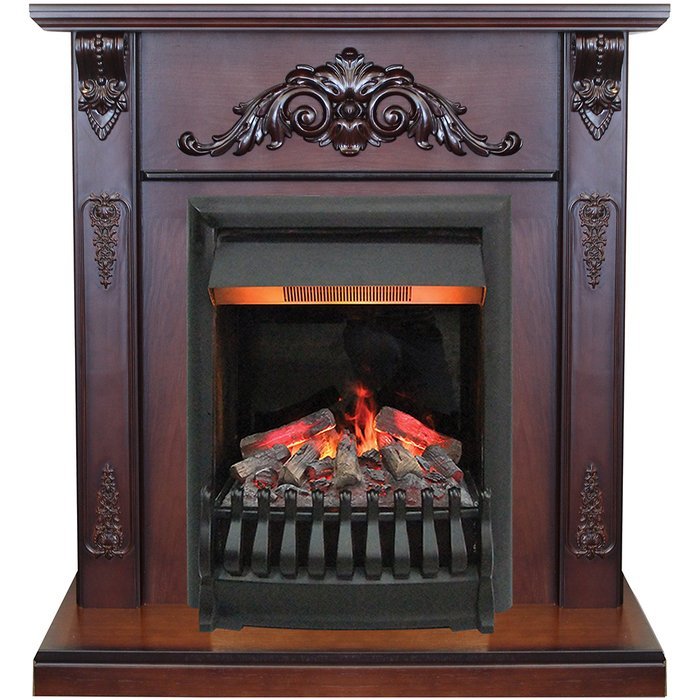 Каминокомплект RealFlame Anita STD/EUG AO с очагом 3D Oregan