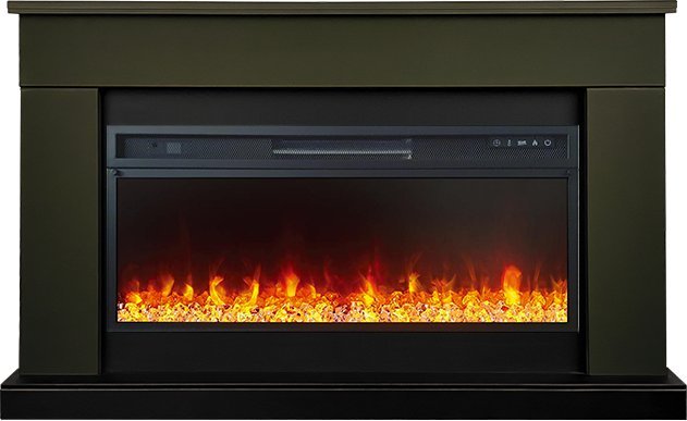 Каминокомплект Royal Flame Bergen с очагом Vision 42 LED темная олива