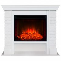 Каминокомплект RealFlame Brixton 25.5 WT с очагом Evrika 25.5