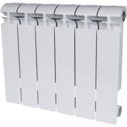 Радиатор алюминиевый STOUT Alpha 350 (6 секций)