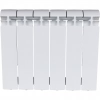 Радиатор алюминиевый STOUT Alpha 350 (6 секций)