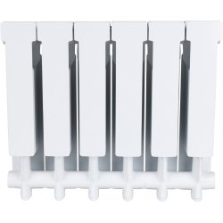 Радиатор алюминиевый STOUT Alpha 350 (6 секций)