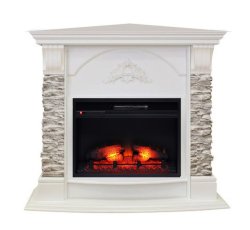 Каминокомплект RealFlame Athena Corner GR STD/EUG/24 WT с очагом Eridan 24