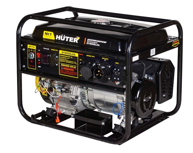 Бензиновый электрогенератор Huter DY8000LXA