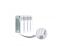 Биметаллический радиатор отопления RIFAR BASE VENTIL L 200 x4