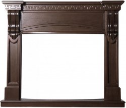 Портал Interflame Мюнхен темный дуб под очаги Panoramic 33