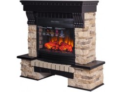 Каминокомплект Interflame Экстер Альпина венге с очагом Panoramic 06 25 LED FX