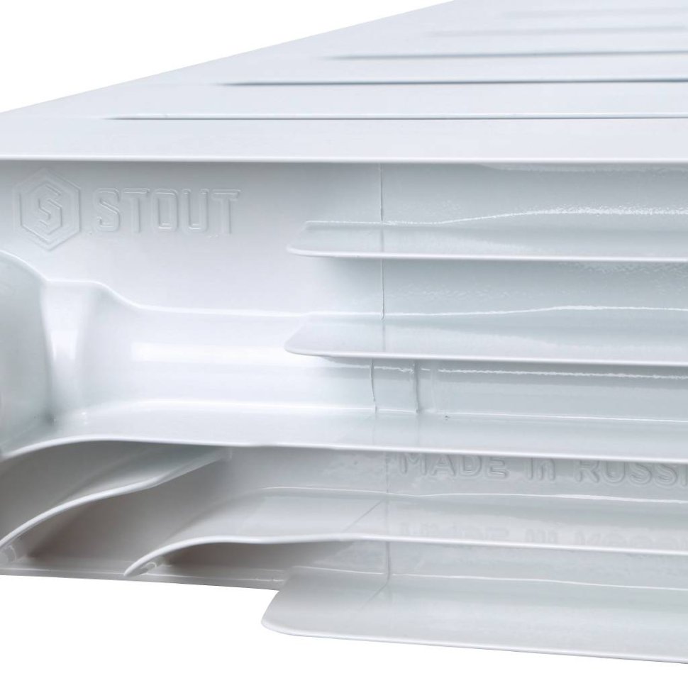 Радиатор биметаллический STOUT Space 500 x5 нижнее правое подключение