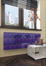 Настенный дизайн-конвектор Varmann Glasskon GLK H W V 115.550.1520 горизонтальный