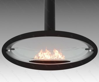 Подвесной биокамин Lux Fire Эллипс 1200