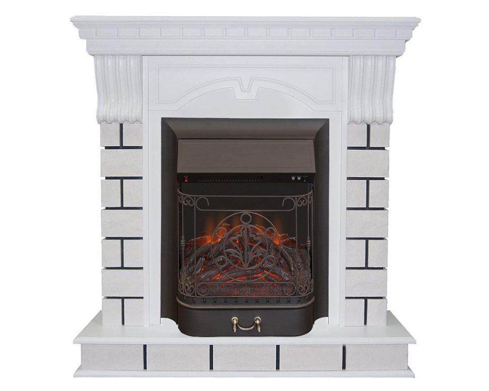 Каминокомплект Interflame Белси с очагом Majestic FX M Black