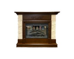 Каминокомплект Interflame Сигма сланец тёмный дуб с очагом Foton 26 M LED FX QZ