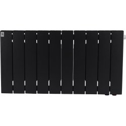 Биметаллический радиатор отопления Rifar Supremo Ventil SVR 350 10 секций нижнее правое подключение антрацит