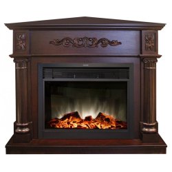 Каминокомплект RealFlame Silvia Corner 26 AO с очагом MoonBlaze LUX Black