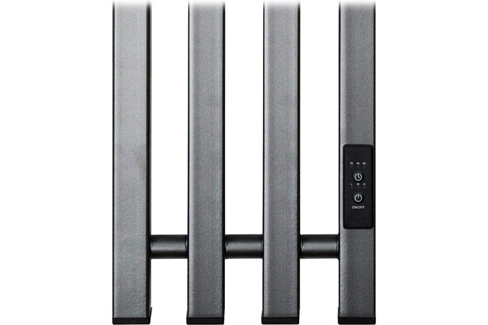 Электрический полотенцесушитель Primoclima Sol Q E Graphite 100*18 4