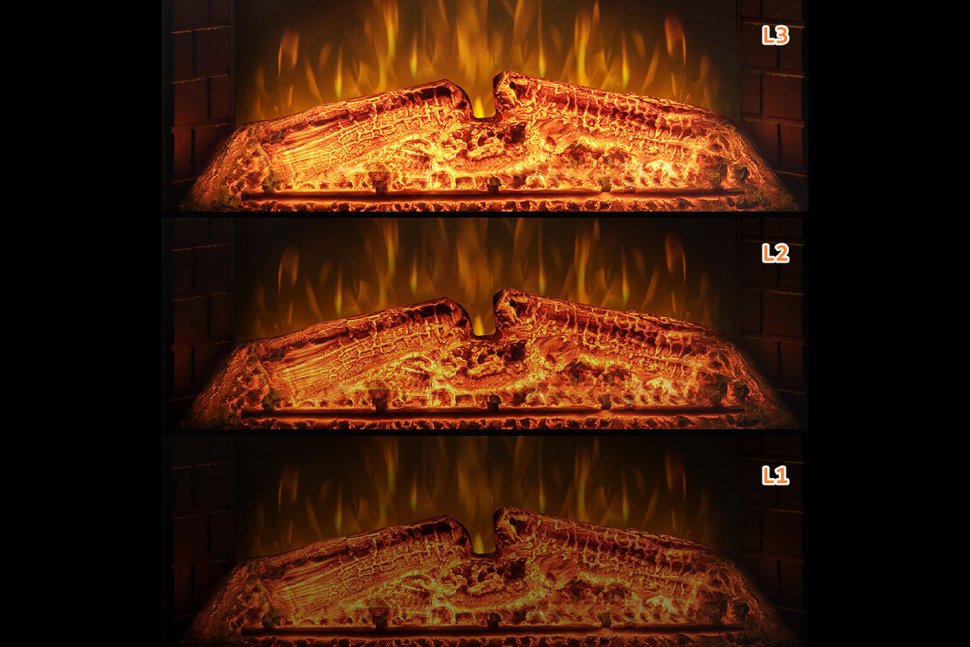 Каминокомплект Royal Flame Bergen 23 CRM (Разборный) с очагом Emerald 23 белый с черным