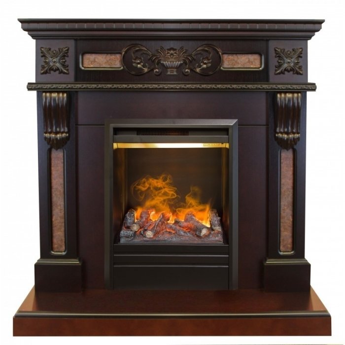 Каминокомплект RealFlame Corsica STD/EUG AO с очагом 3D Olympic