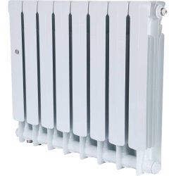 Радиатор биметаллический STOUT Space 500 x8 нижнее правое подключение