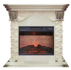 Каминокомплект RealFlame Dublin LUX STD/EUG/24 WT с очагом Irvine 24