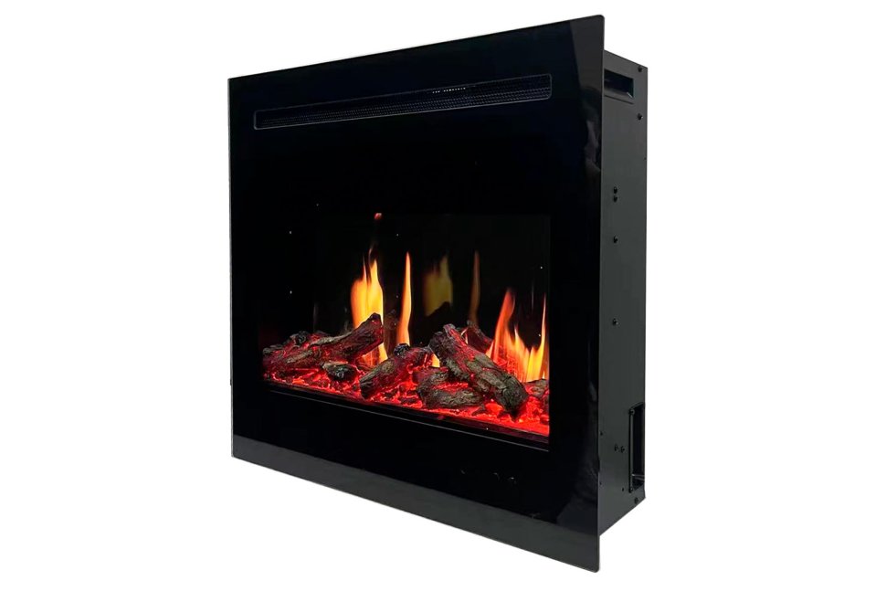 Каминокомплект Royal Flame Bergen 23 CRM (Разборный) с очагом 5D V-ART 25 белый с черным