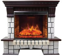 Каминокомплект Interflame Экстер махагон с очагом Panoramic 02 33 LED FX