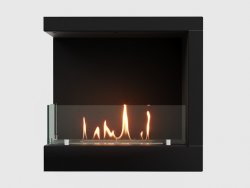 Встроенный биокамин Lux Fire Угловой 490 S