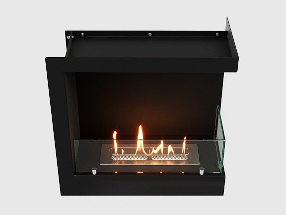 Встроенный биокамин Lux Fire Угловой 490 S