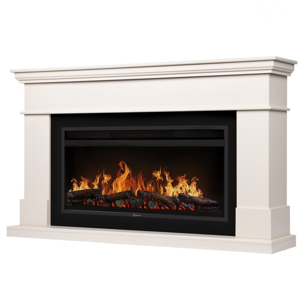 Каминокомплект Firelight California 42/40/36 + очаг Electrolux EFP/P-4220LS молочный