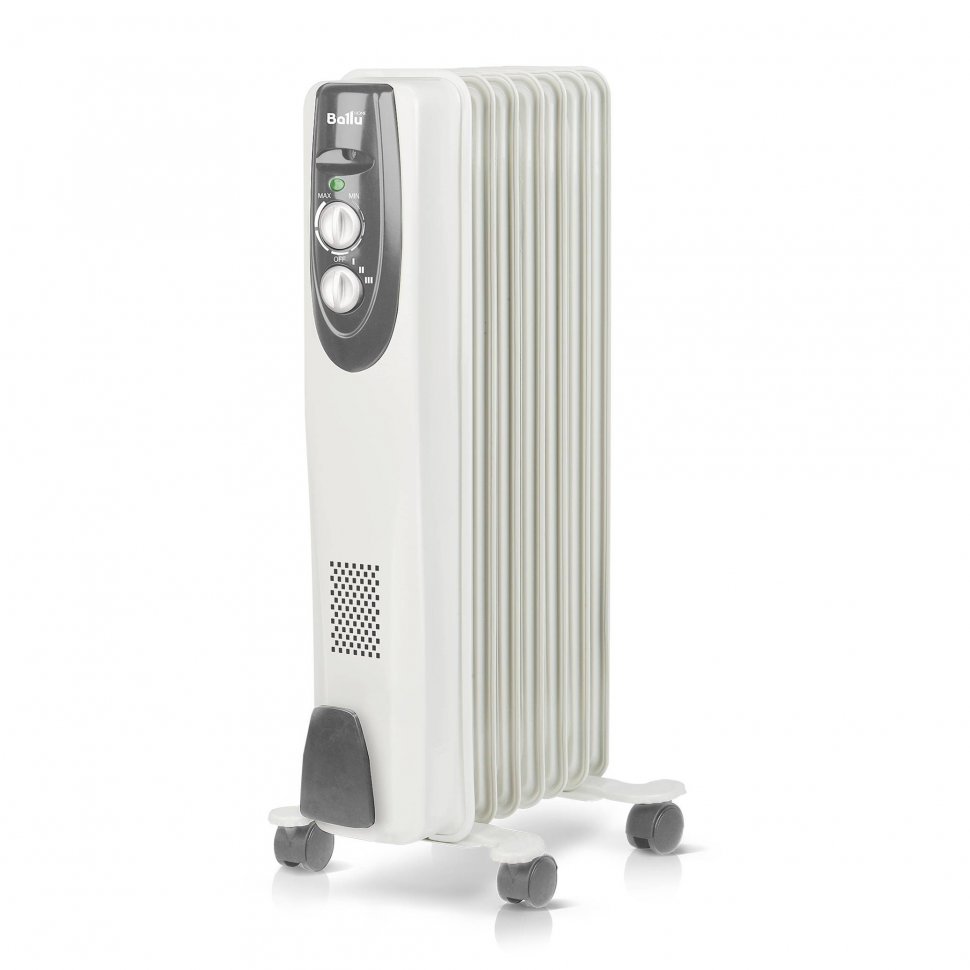 Масляный радиатор Ballu BOH/CL-07GRN Classic Grey 7 секций