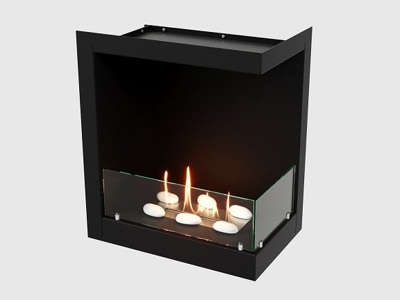 Встроенный биокамин Lux Fire Угловой 555 М