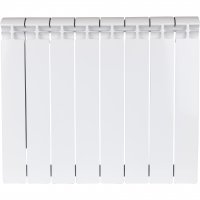 Радиатор биметаллический STOUT Alpha 500 (8 секций)