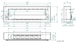 Биокамин напольный Zefire Constant 1200