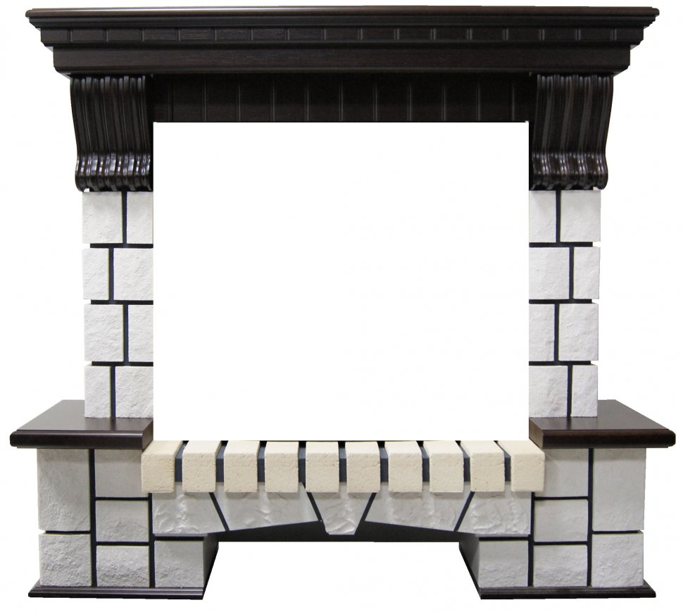 Портал Interflame Экстер венге под очаг Panoramic 25