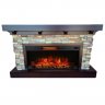 Каминокомплект Interflame Флегстоун с очагом Foton 36 LED FX QZ