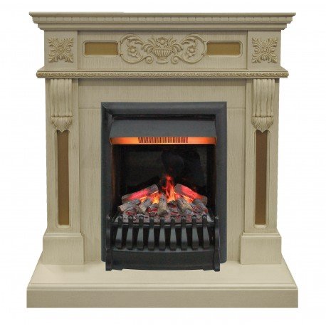 Каминокомплект RealFlame Corsica STD/EUG WT с очагом 3D Oregan