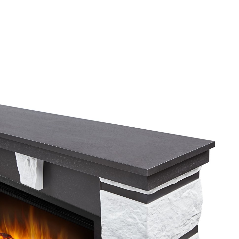 Каминокомплект Firelight Excalibur 25 с очагом Electrolux EFP/P-2520LS камень белый/шпон венге