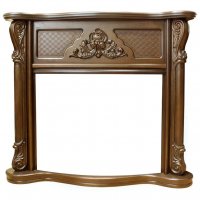 Портал Interflame Тауэр средний дуб под очаги Panoramic 33