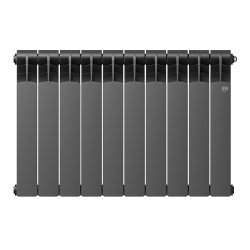 Биметаллический радиатор отопления Royal Thermo Revolution Bimetall 500 2.0 10 секций Noir Sable