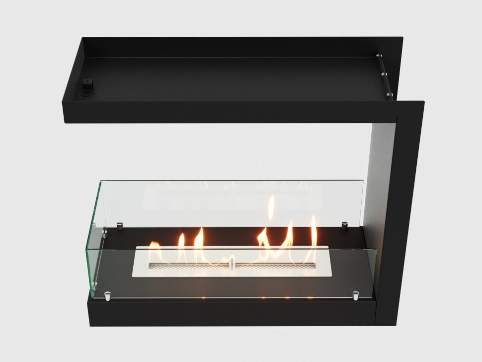 Встроенный биокамин Lux Fire Торцевой 755 М