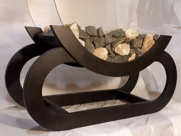 Биокамин напольный Zefire Iris Ellipse